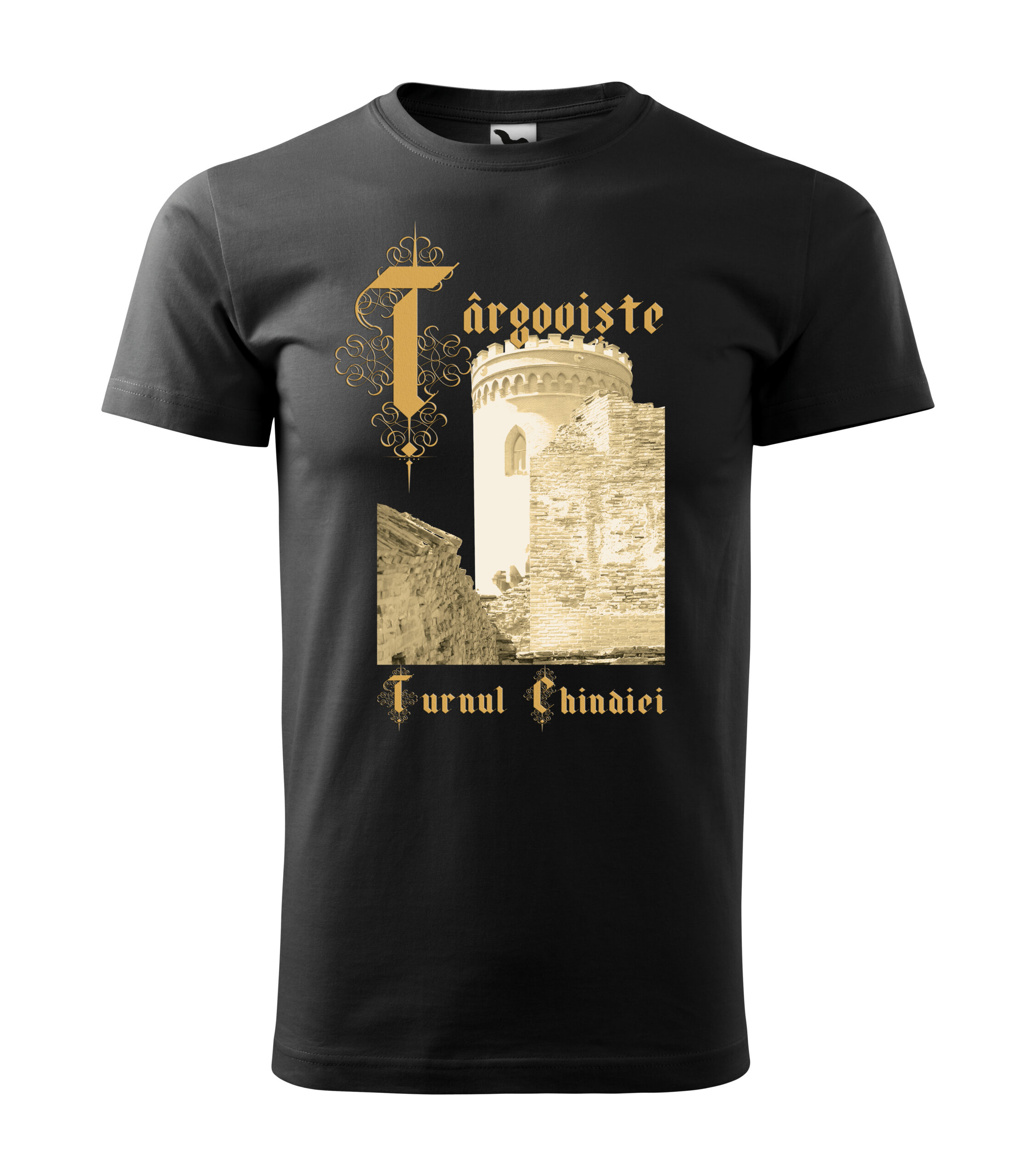 Tricou personalizat, Editura Cetatea de Scaun, model Targoviste - Turnul Chindiei