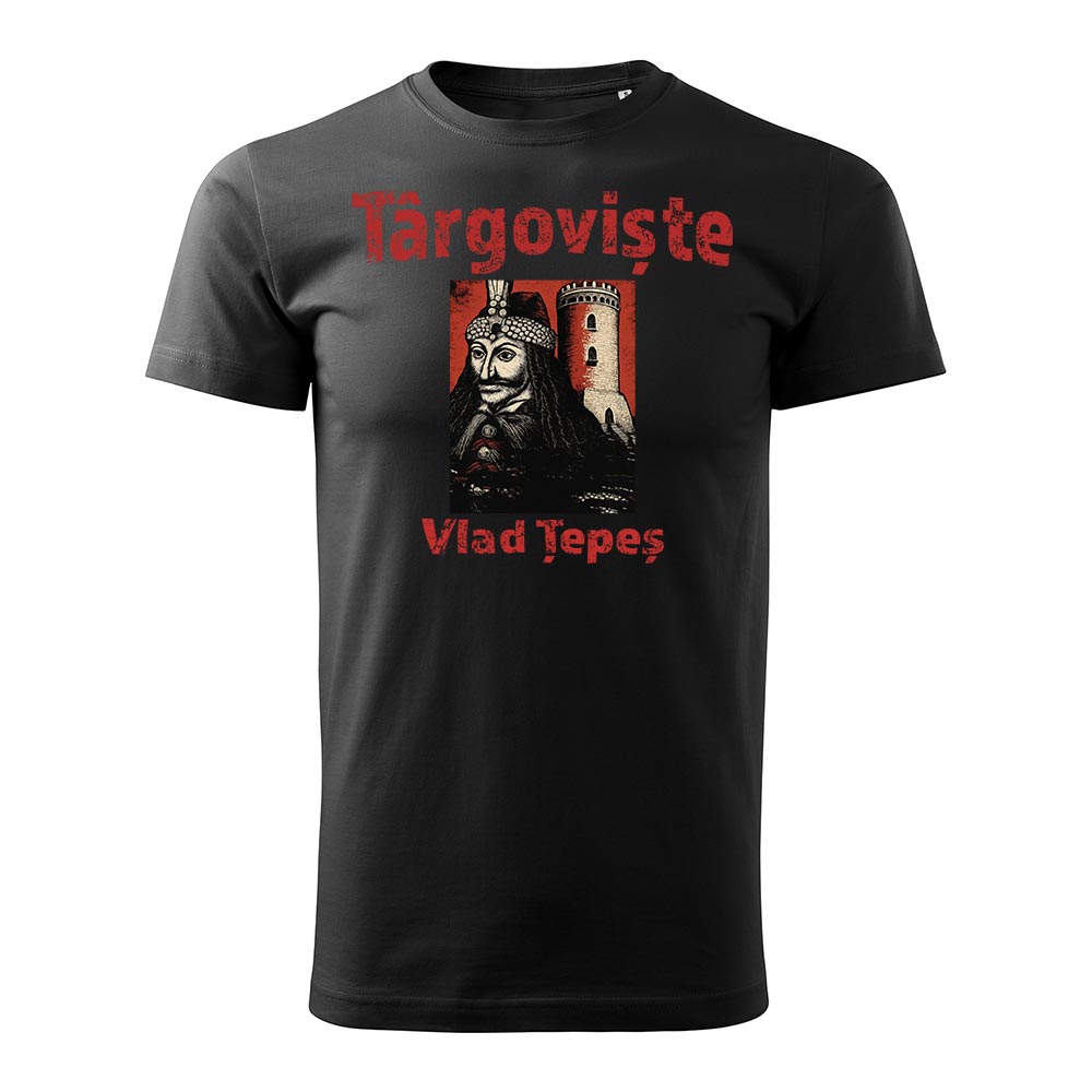 Tricou personalizat, model 1, Vlad Tepes - Curtea Domneasca Targoviste