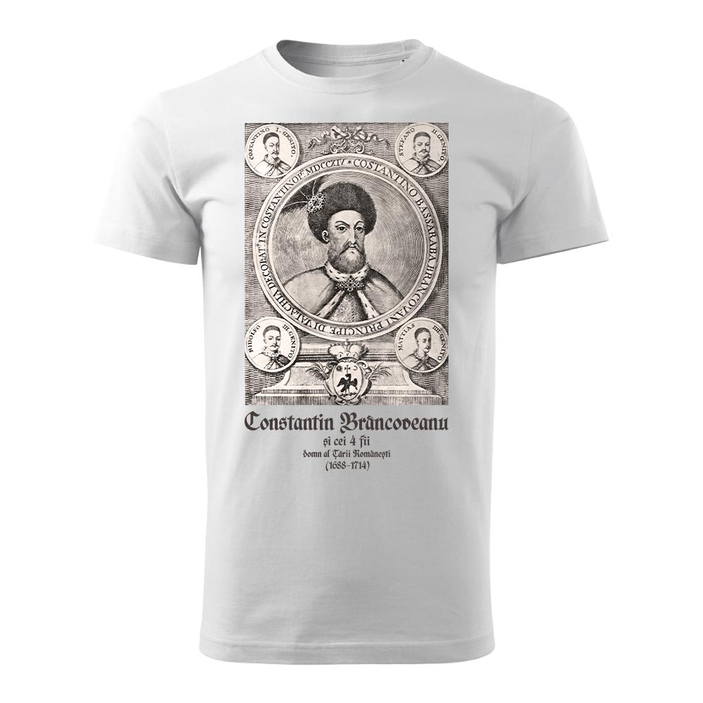 Tricou personalizat, Editura Cetatea de Scaun, model Constantin Brancoveanu si fiii - imagine 2