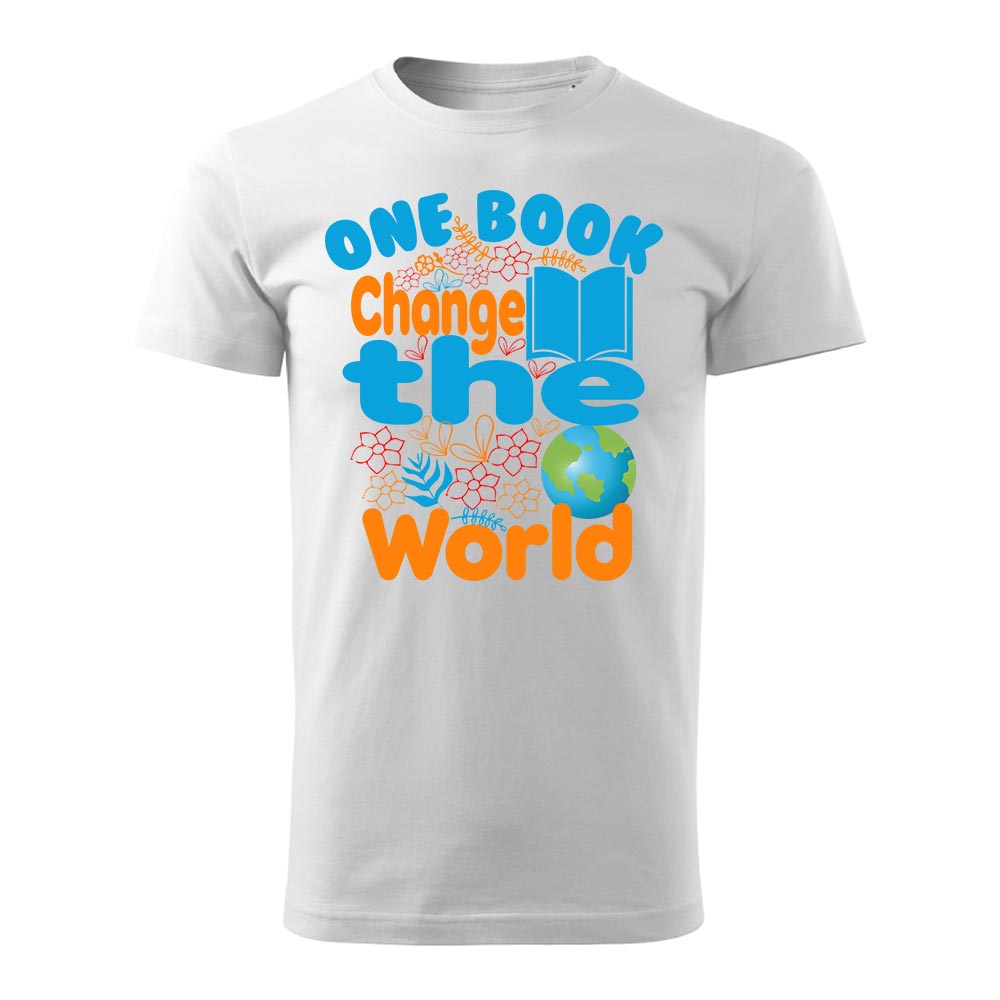 Tricou personalizat, ONE BOOK CHANGE THE WORLD - imagine 2